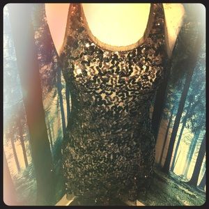 Lilac lace & Sequin dress